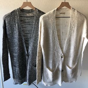 GREY & CREAM SWEATERS